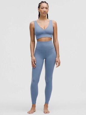 NWT Lululemon Align Leggings with Pockets - 28 inch - Size 8 - Washed Denim Blue